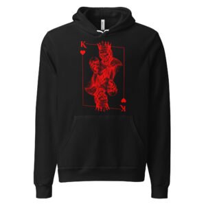 King of Hearts Womens Hoodie