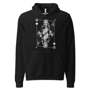 Queen of Spades Womens Hoodie