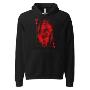 Queen of Diamonds Womens Hoodie