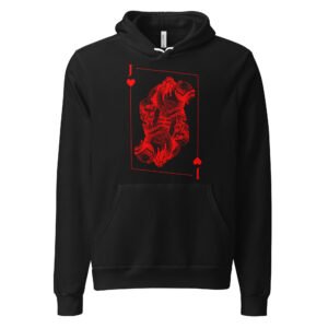 Jack of Hearts Womens Hoodie