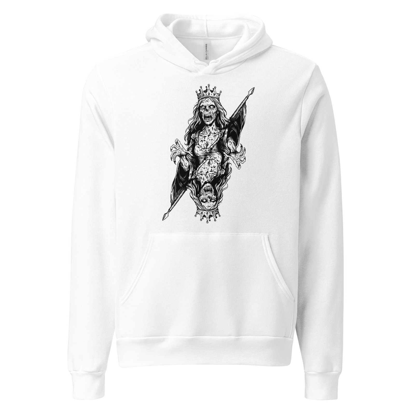 Queen of Spades Womens Hoodie - Image 4
