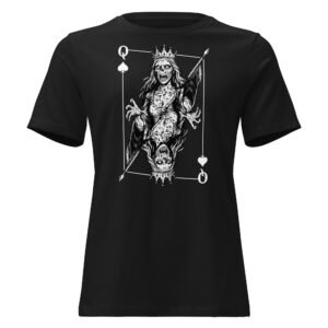 Queen of Spades Womens T-Shirt