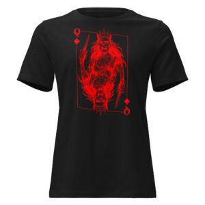 Queen of Diamonds Womens T-Shirt