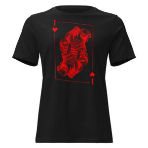 Jack of Hearts Womens T-Shirt