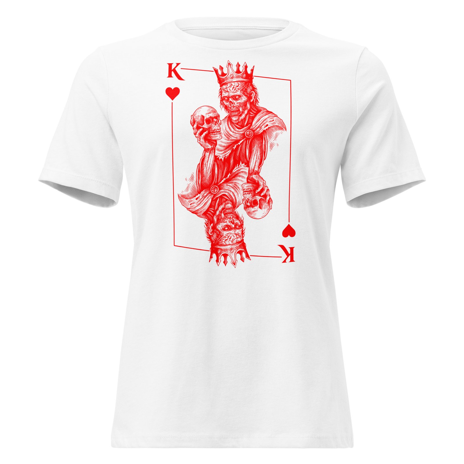 King of Hearts Womens T-Shirt - Image 4